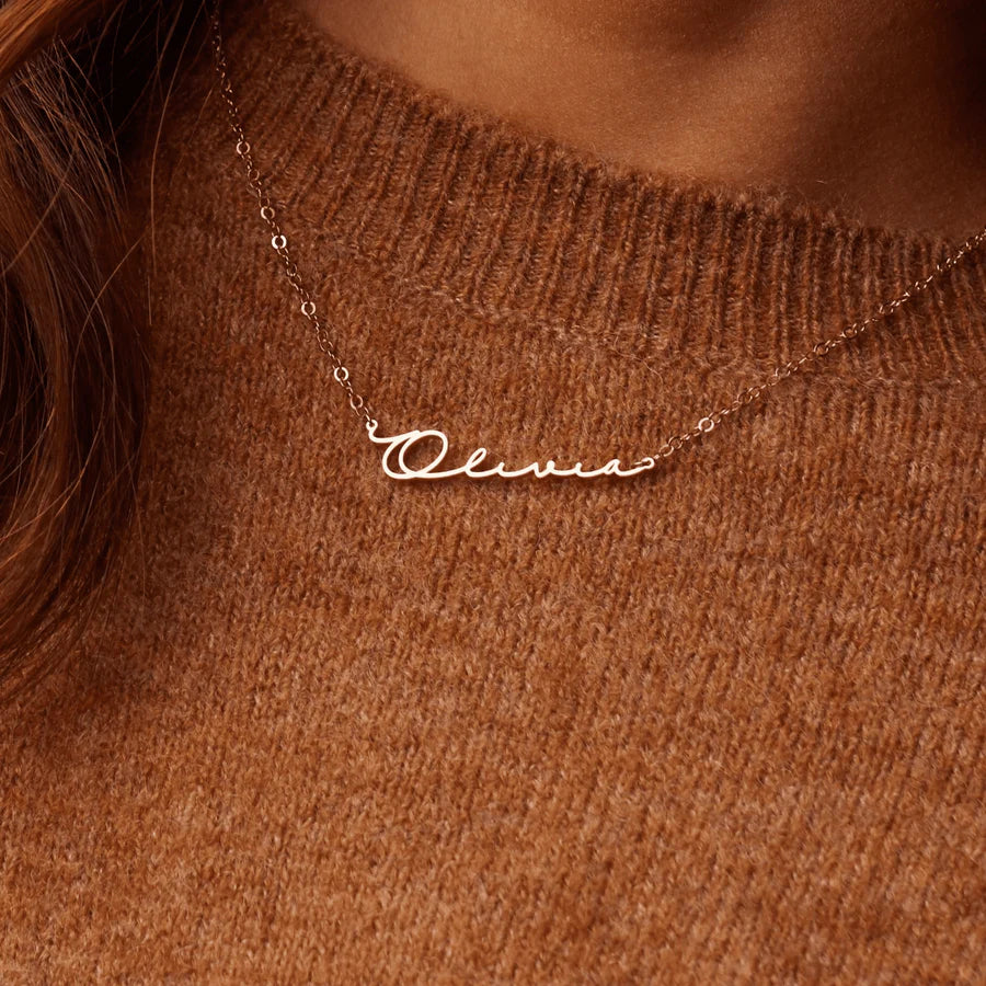 Is It Okay to Wear a Name Necklace? Yes, Here's Why.