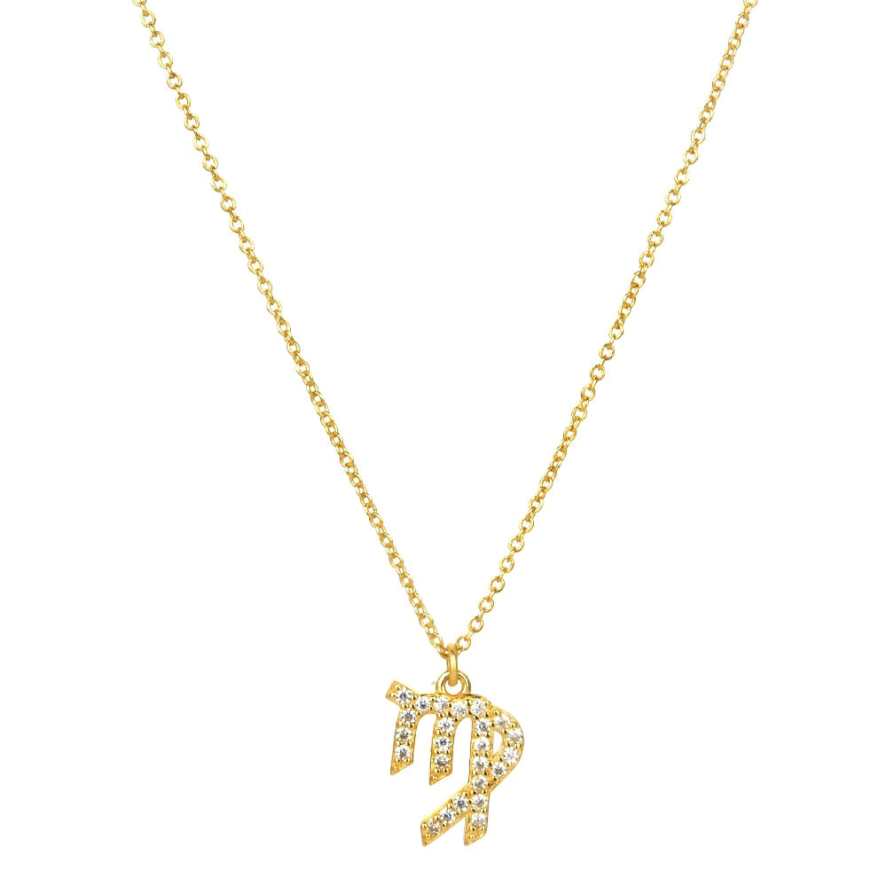 Finetoo 3PCS Set Zodiac Women Necklace Personality New Gift Couple
