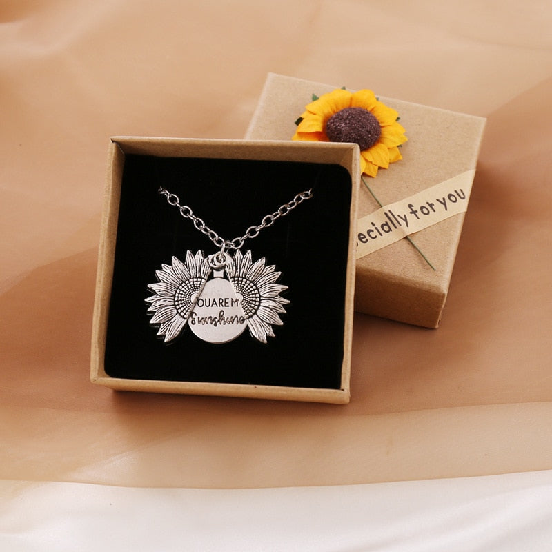 Gorgeous "You Are My Sunshine" Necklace - With Gift Box