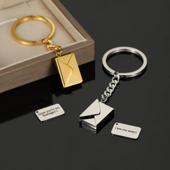 Gorgeous Personalised Envelope Keychain With Message