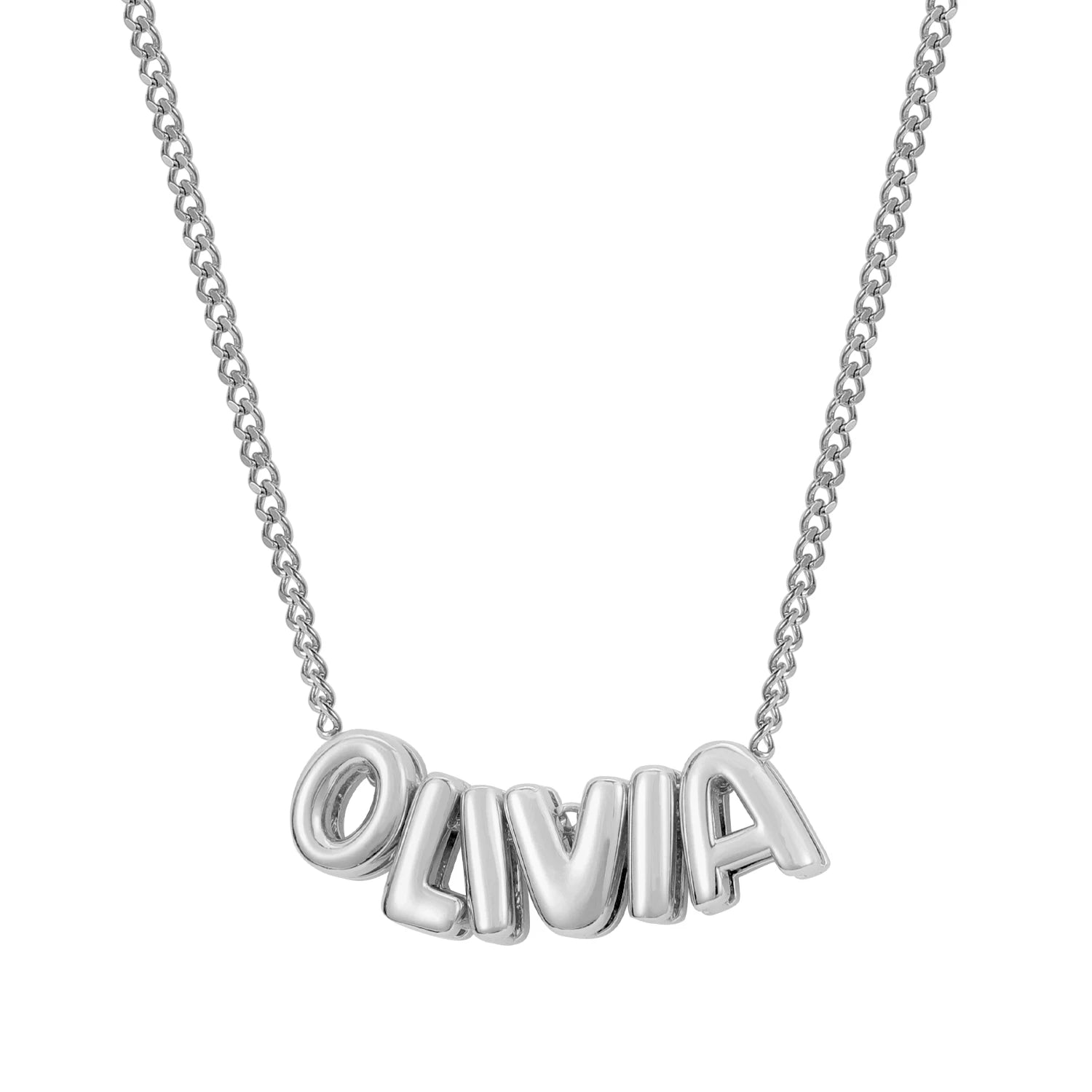 Gorgeous Bubble Name Necklace