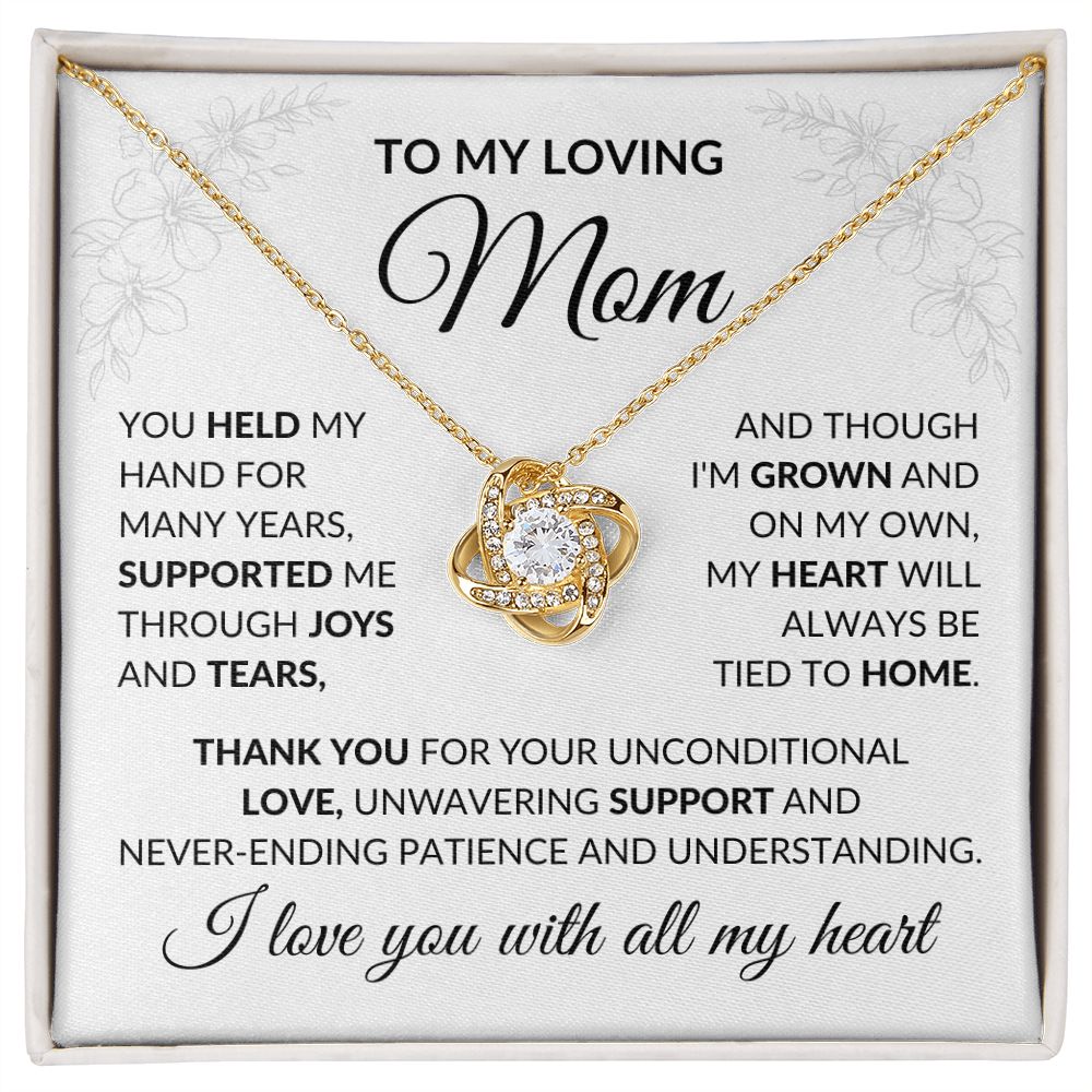 Luxury Necklace: To My Loving Mom