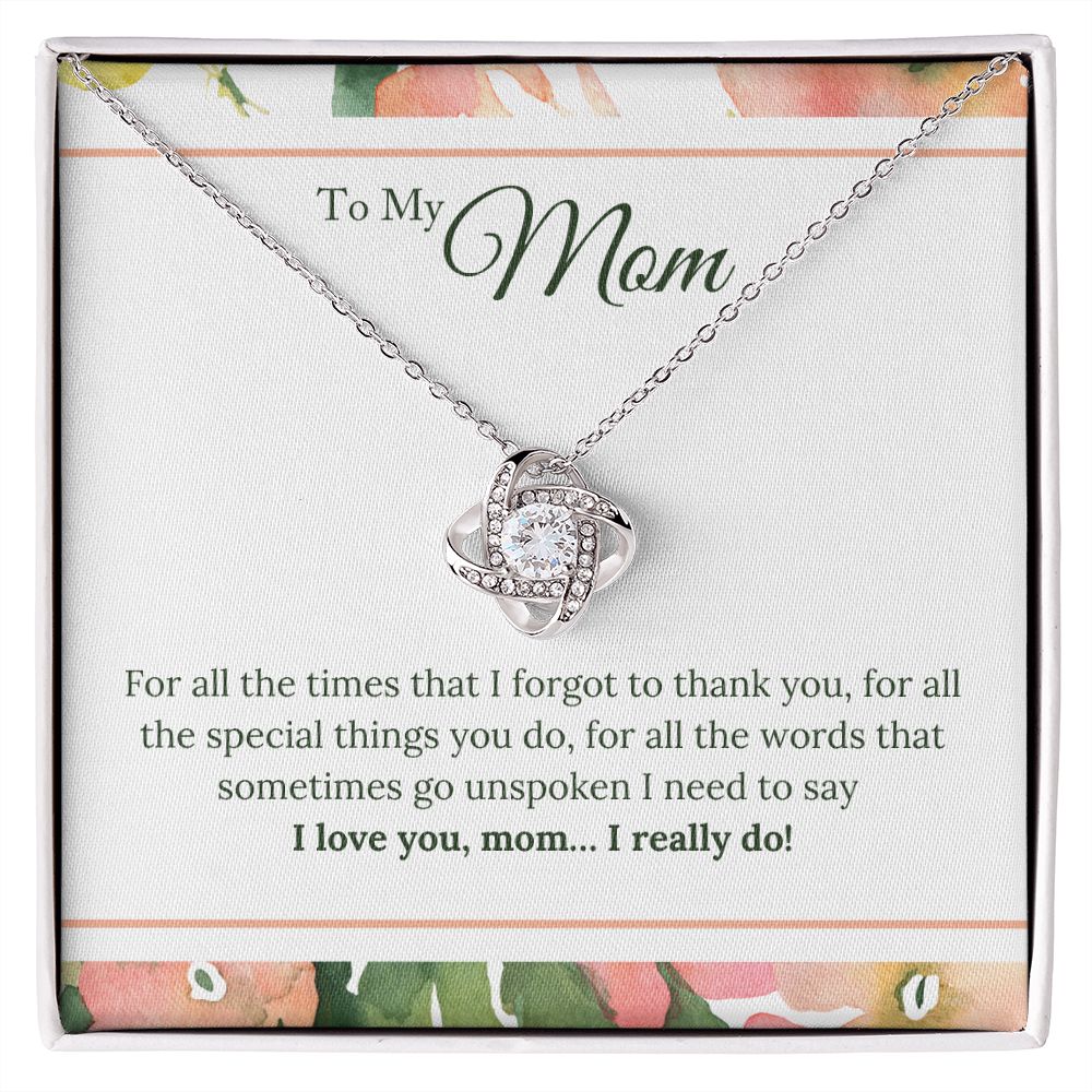 Luxury Love Bond Necklace: To My Mom