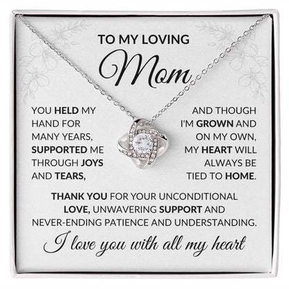 Luxury Necklace: To My Loving Mom