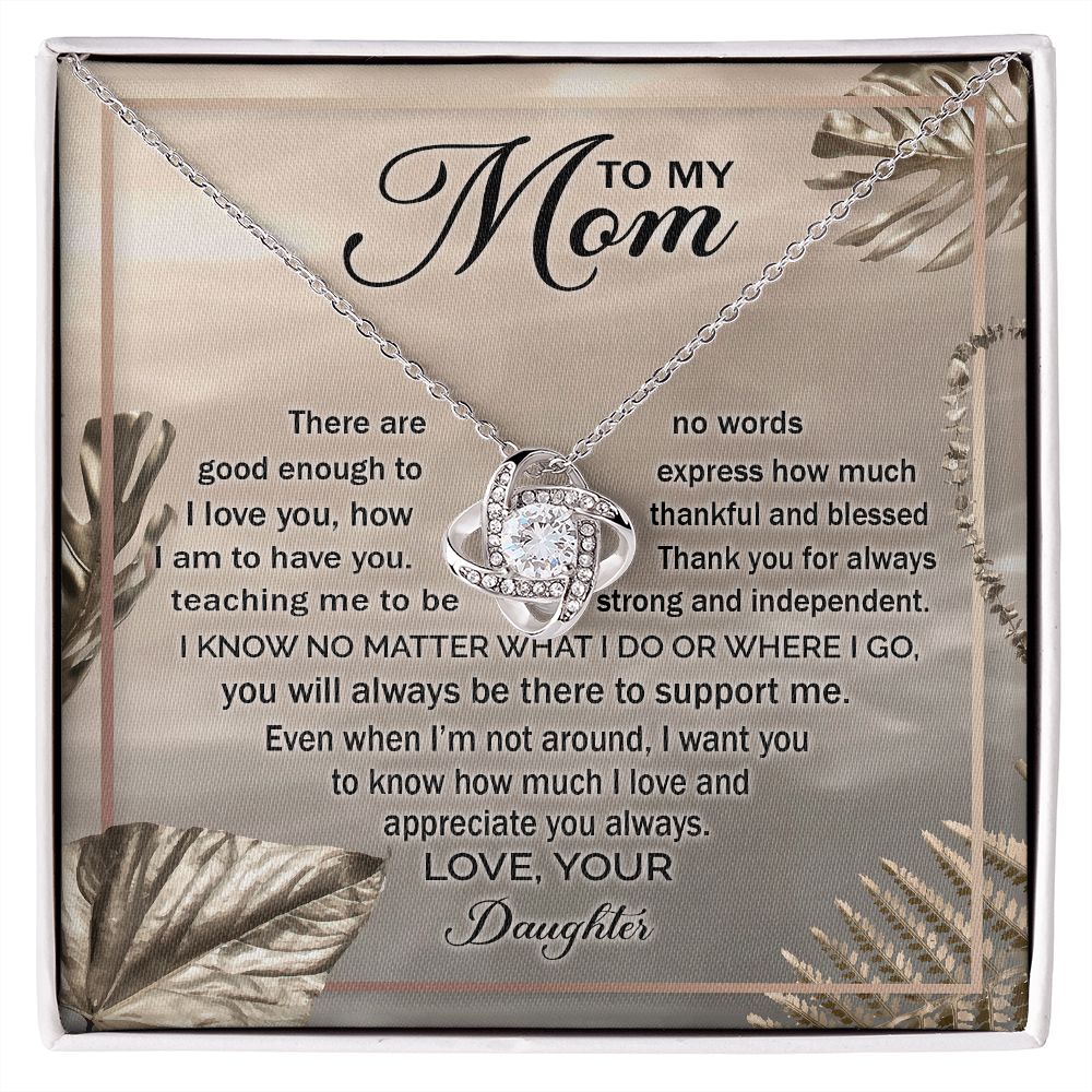 Luxury Necklace: To Mom, From Daughter