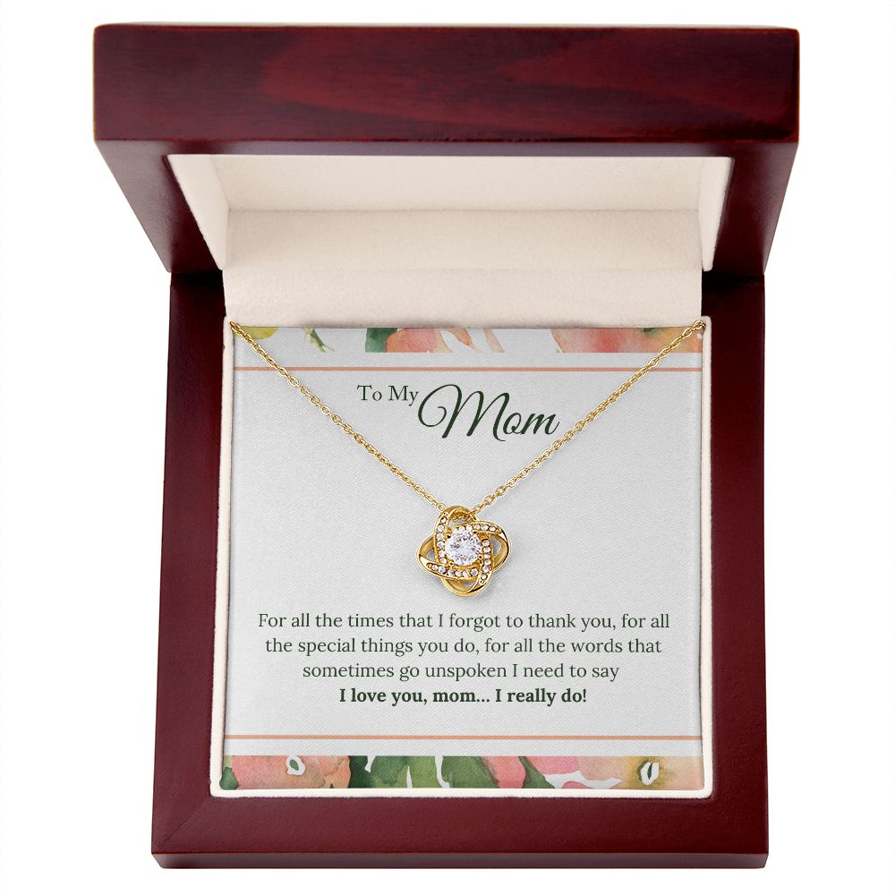 Luxury Love Bond Necklace: To My Mom