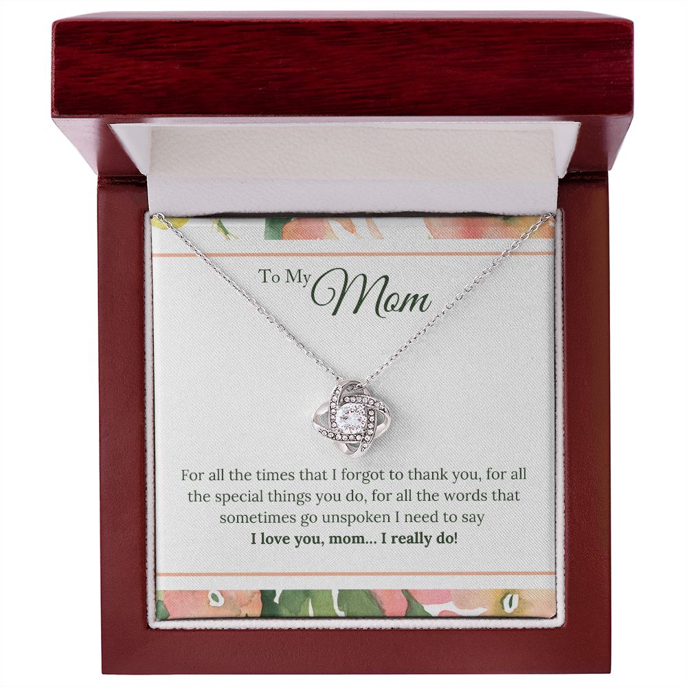 Luxury Love Bond Necklace: To My Mom