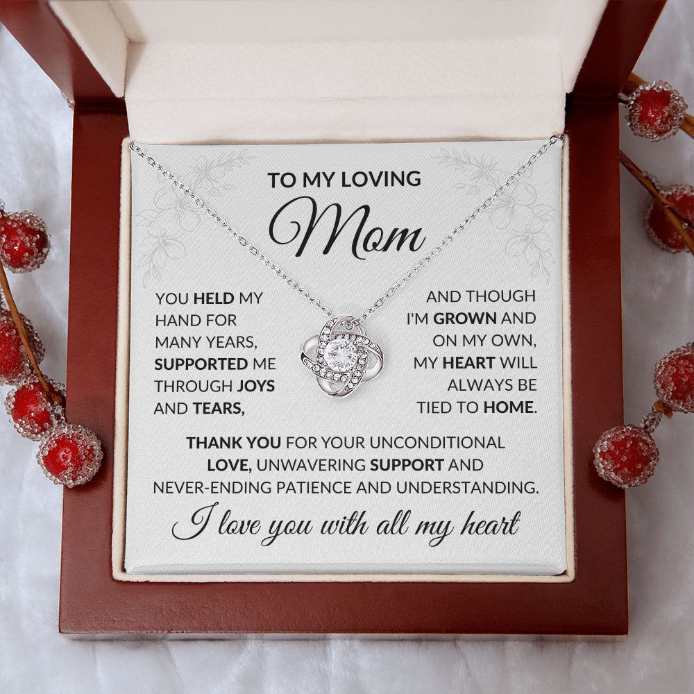 Luxury Necklace: To My Loving Mom