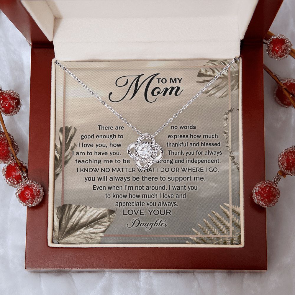 Luxury Necklace: To Mom, From Daughter