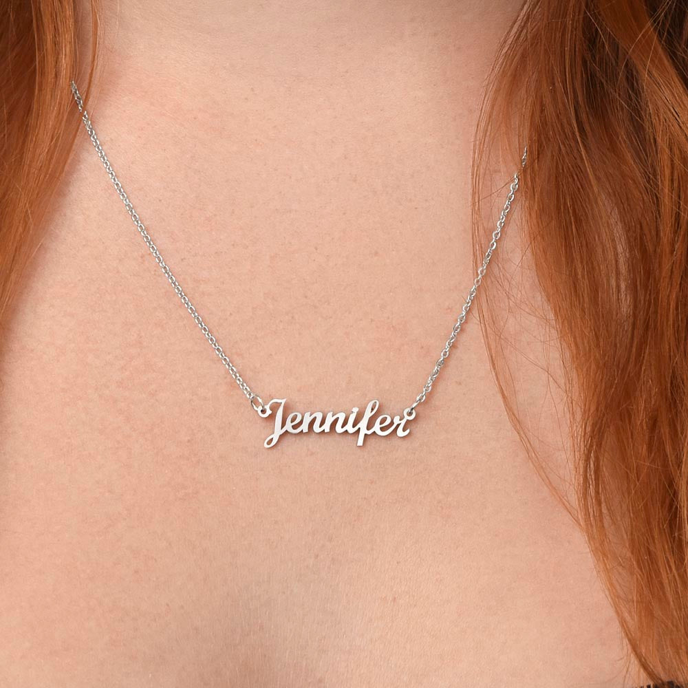 Mom to Be: Luxury Name Necklace