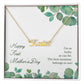 Mom to Be: Luxury Name Necklace