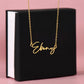 Luxury Personalized Signature Style Name Necklace