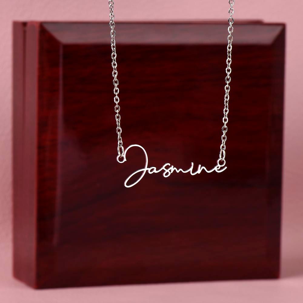 Luxury Personalized Signature Style Name Necklace