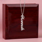 Luxury Personalized Vertical Name Necklace