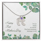 Mom to Be: Personalized Engraved Baby Feet Necklace With Birthstones