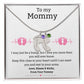 Mom to Be: Personalized Engraved Baby Feet Necklace With Birthstone