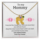 Mom to Be: Personalized Engraved Baby Feet Necklace With Birthstone