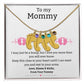 Mom to Be: Personalized Engraved Baby Feet Necklace With Birthstone