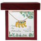 Mom to Be: Personalized Engraved Baby Feet Necklace With Birthstones