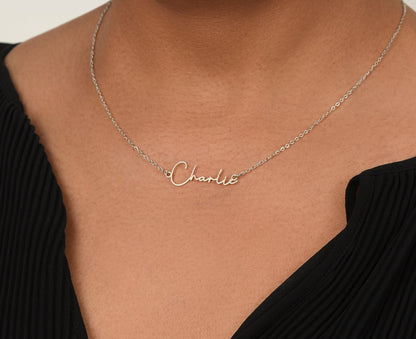 Luxury Personalized Signature Style Name Necklace